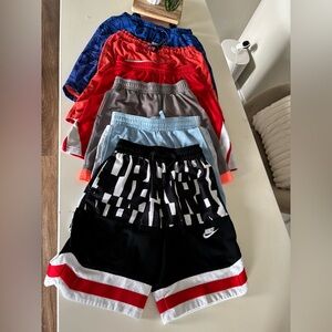 Nike Kids Black and White Graphic Shorts